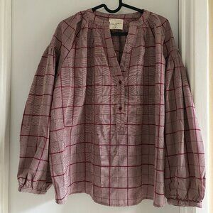 Puff Sleeve Button Up Blouse